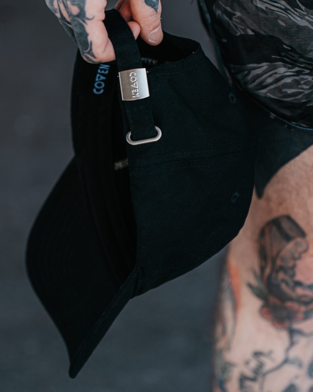 Dead Cap - Crest - Black on Black