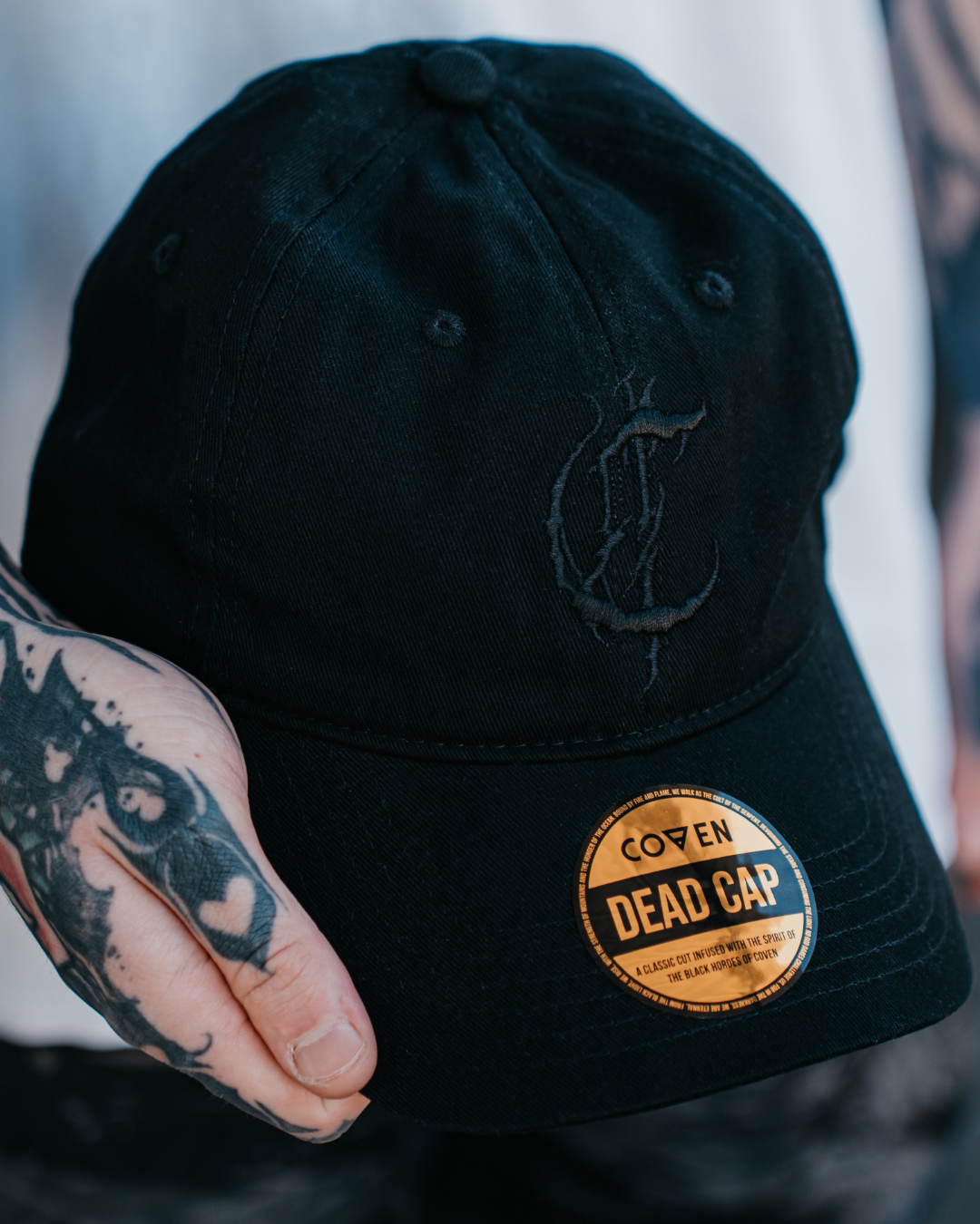 Dead Cap - Crest - Black on Black