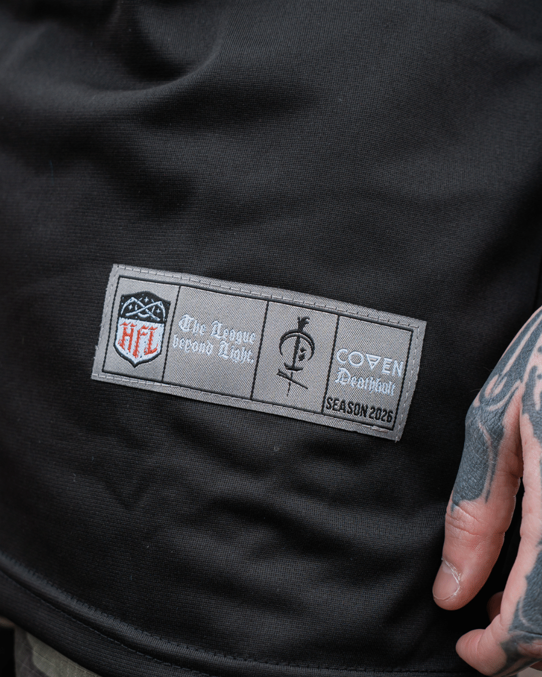 Coven - Hellfire League 2026 - American Football Jersey - Line of Ruin