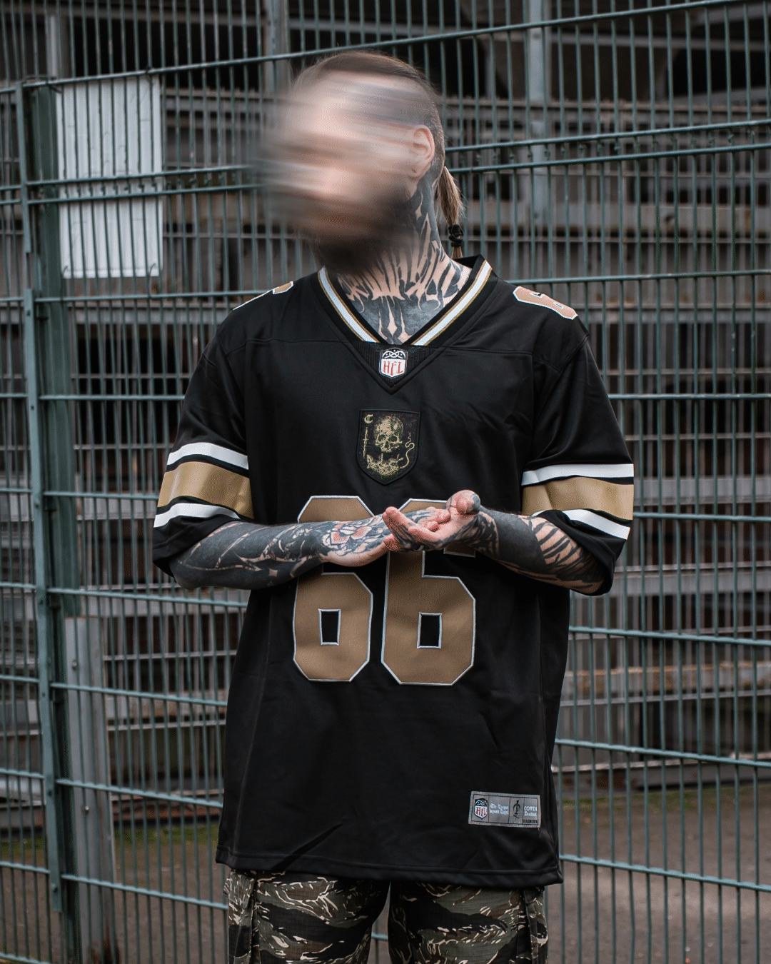 Coven - Hellfire League 2026 - American Football Jersey - Blackgold Dominion