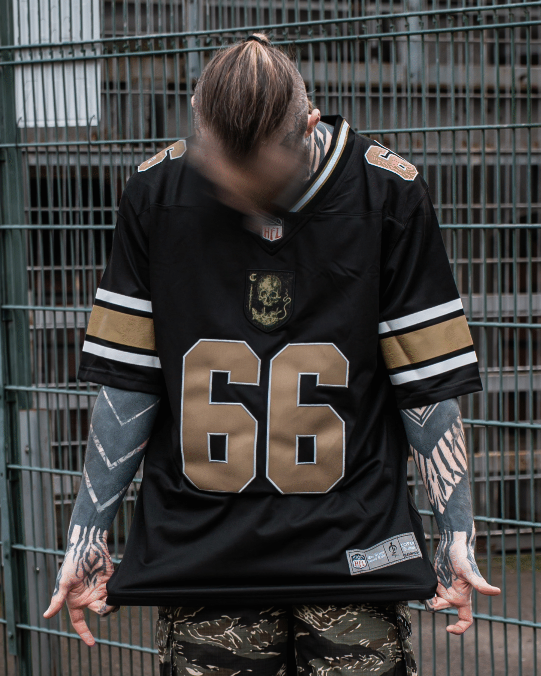 Coven - Hellfire League 2026 - American Football Jersey - Blackgold Dominion
