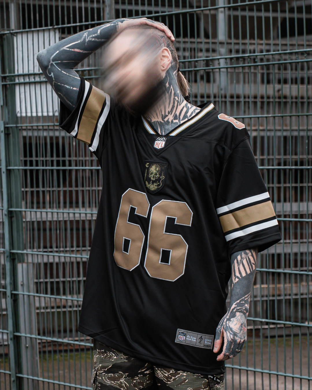 Coven - Hellfire League 2026 - American Football Jersey - Blackgold Dominion