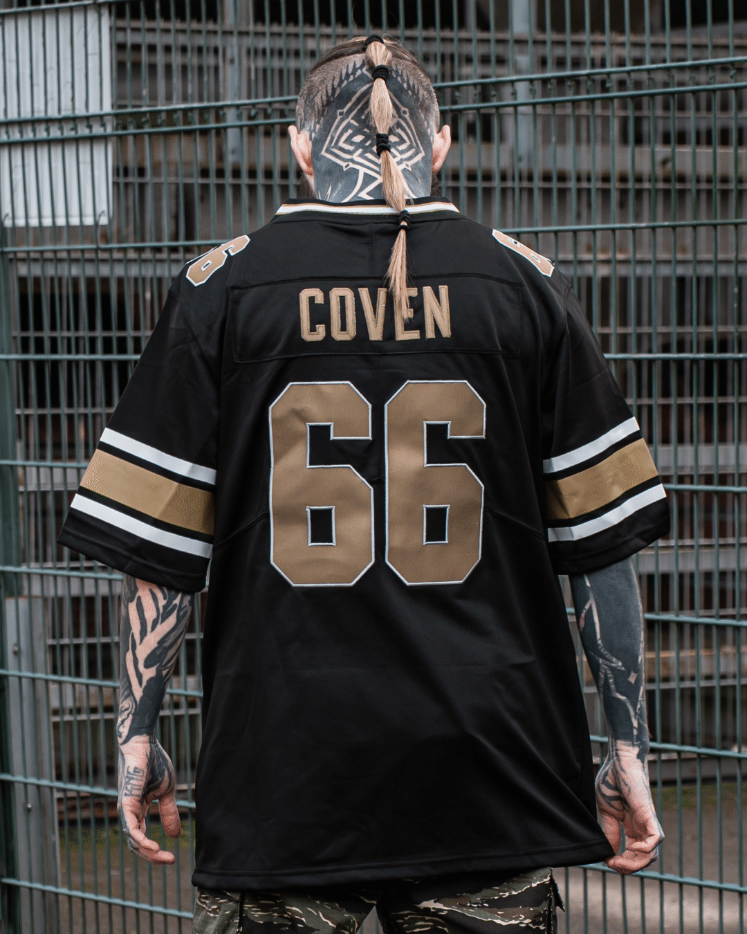 Coven - Hellfire League 2026 - American Football Jersey - Blackgold Dominion