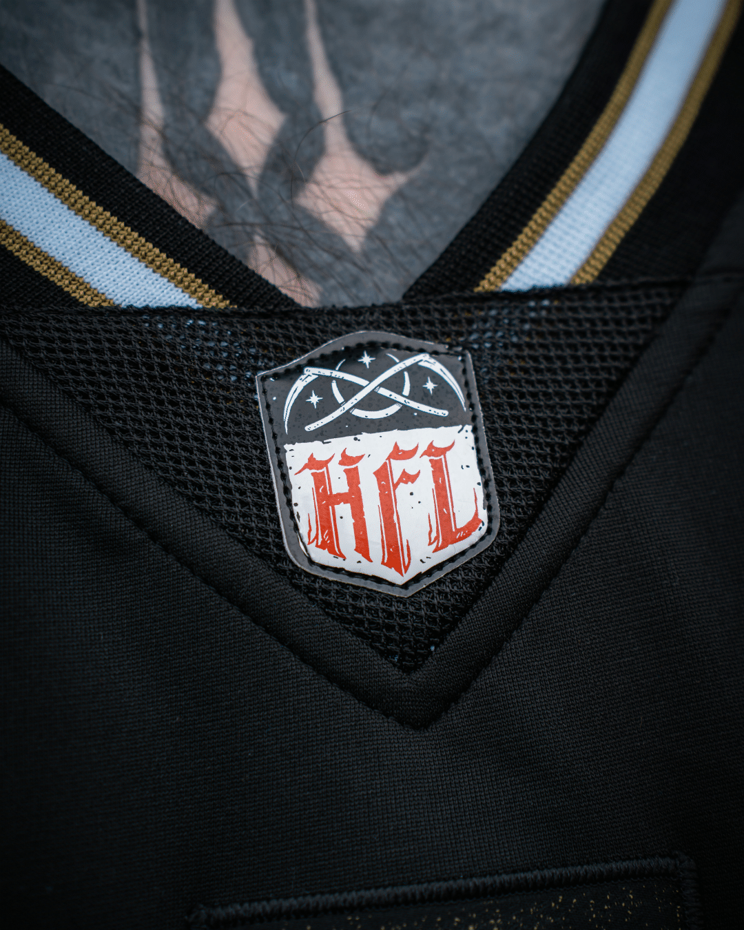 Coven - Hellfire League 2026 - American Football Jersey - Blackgold Dominion