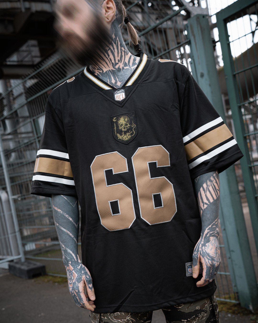 Coven - Hellfire League 2026 - American Football Jersey - Blackgold Dominion