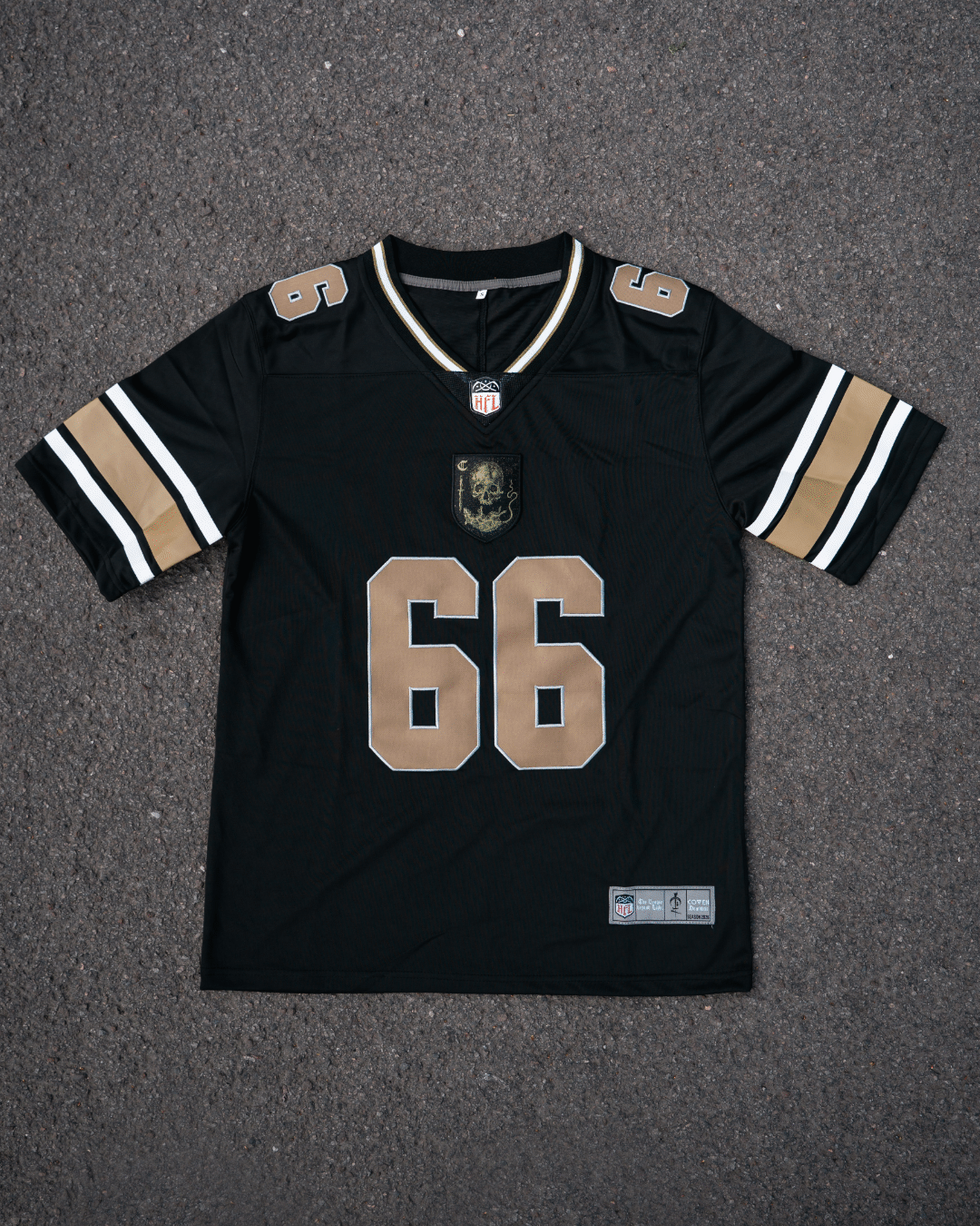 Coven - Hellfire League 2026 - American Football Jersey - Blackgold Dominion