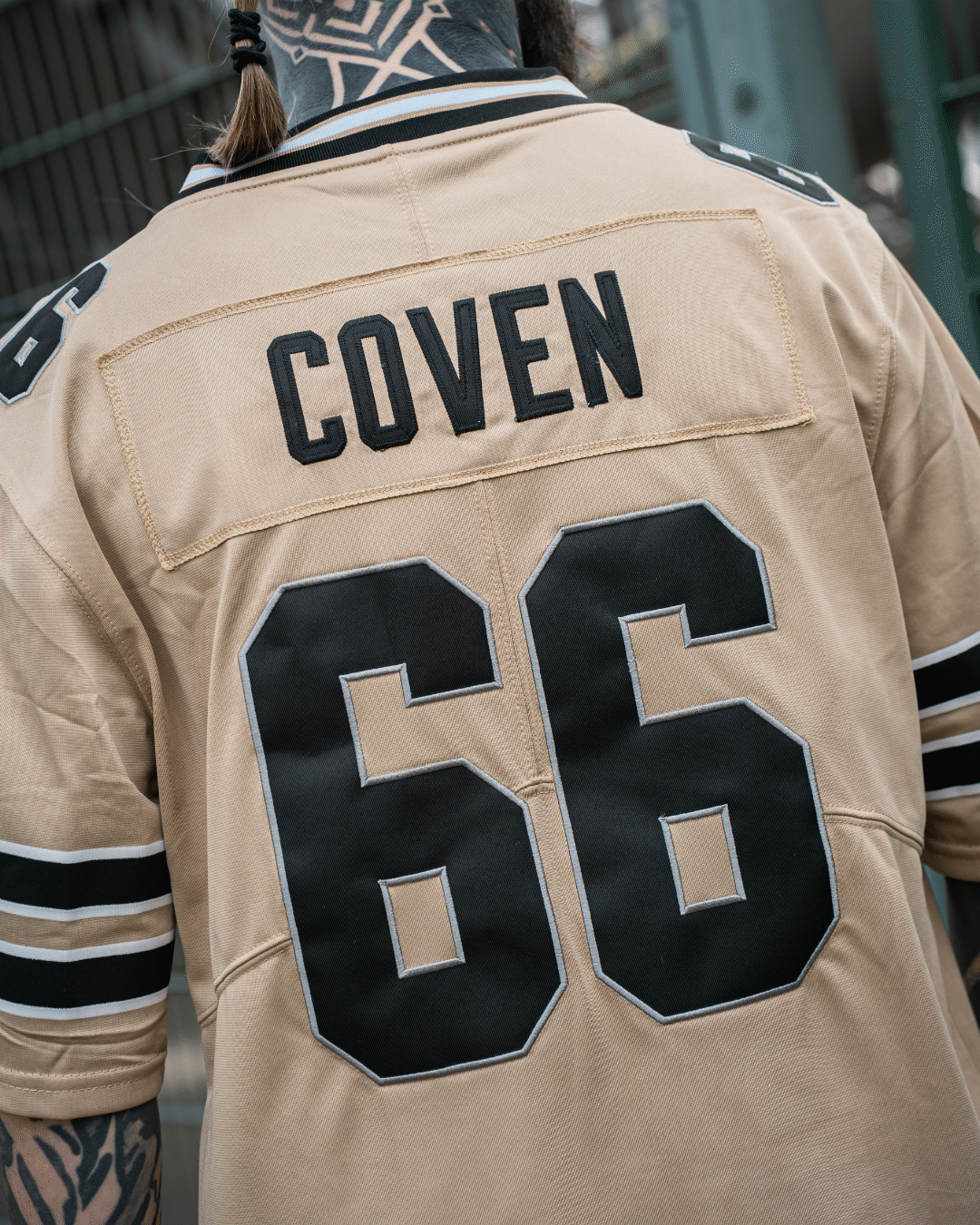 Coven - Hellfire League 2026 - American Football Jersey - Golden Rite