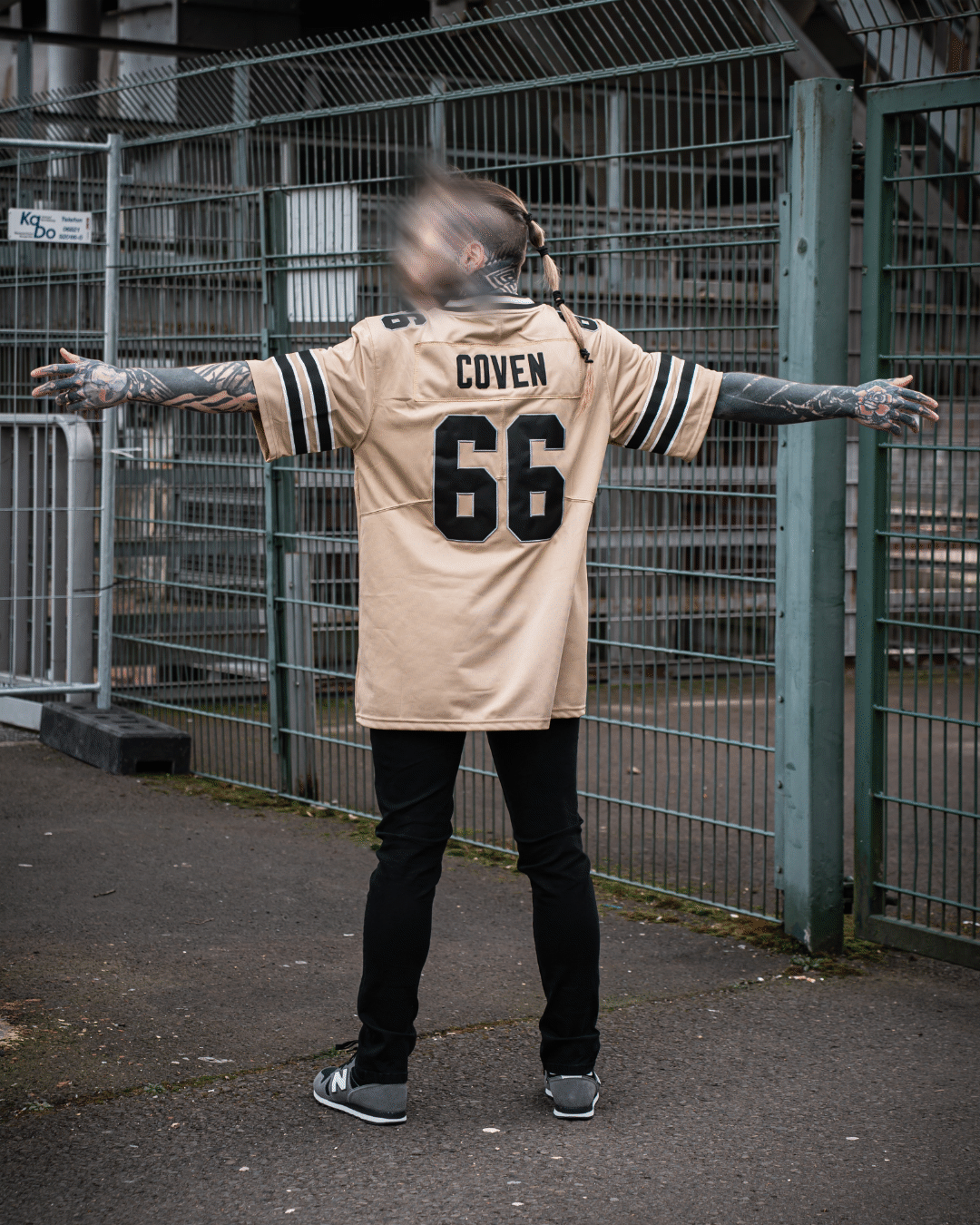 Coven - Hellfire League 2026 - American Football Jersey - Golden Rite
