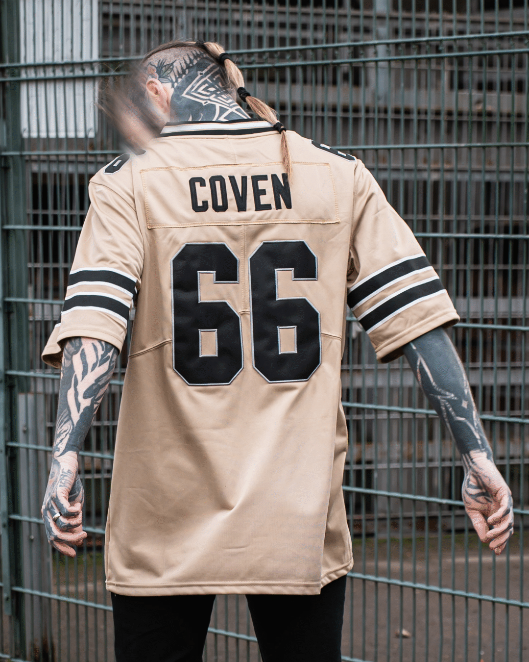Coven - Hellfire League 2026 - American Football Jersey - Golden Rite
