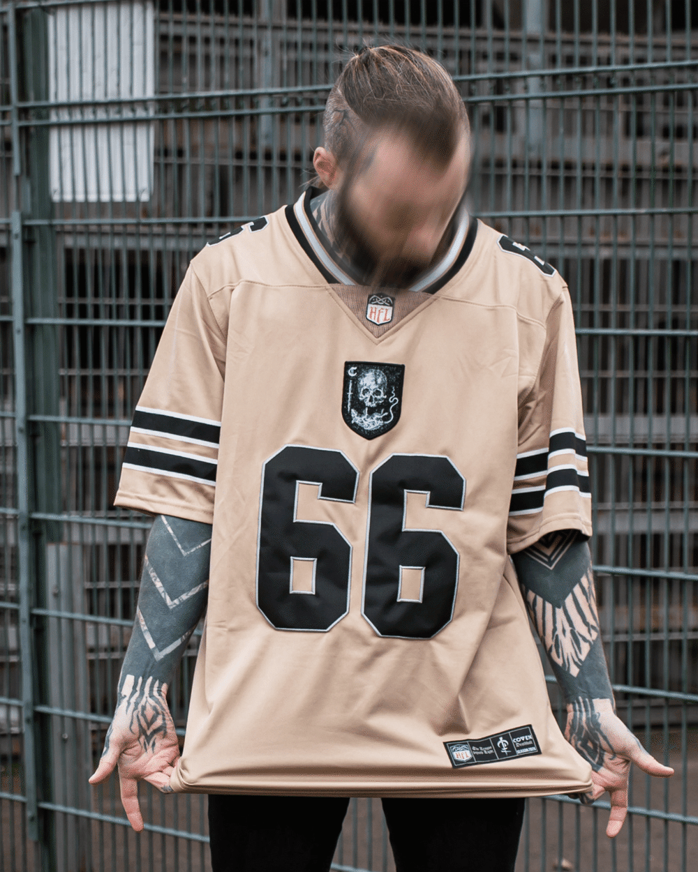 Coven - Hellfire League 2026 - American Football Jersey - Golden Rite
