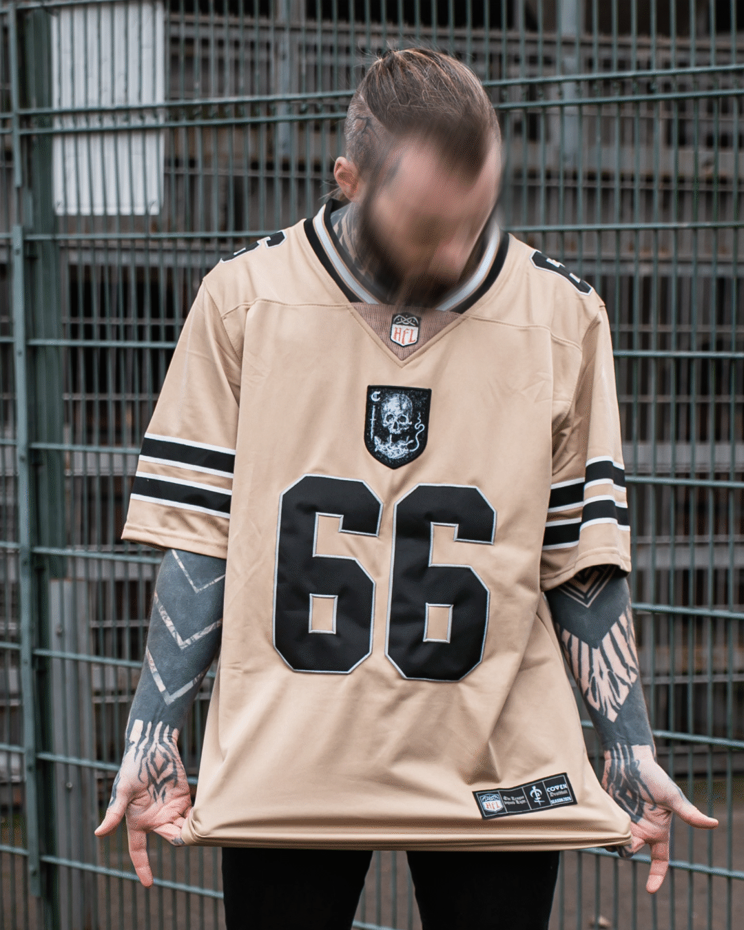 Coven - Hellfire League 2026 - American Football Jersey - Golden Rite
