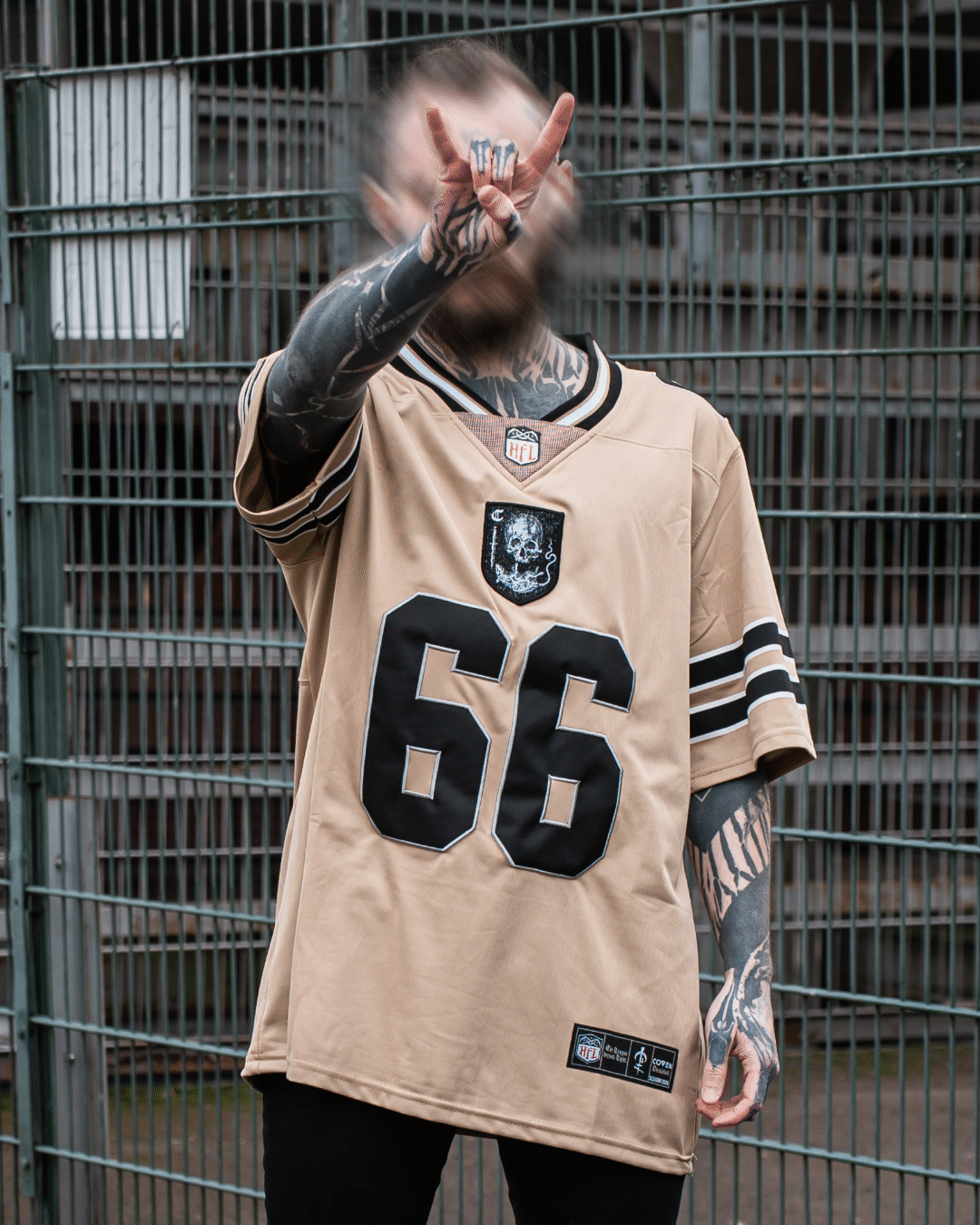 Coven - Hellfire League 2026 - American Football Jersey - Golden Rite