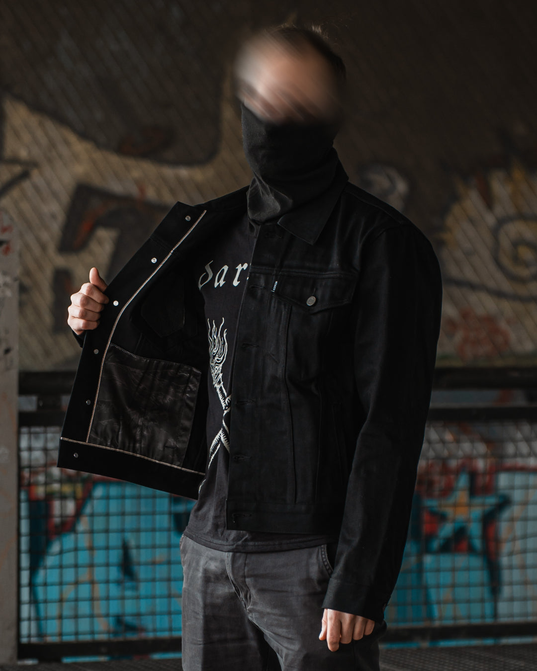 Coven - Trucker Jacket - The Wormshell - Black Loom