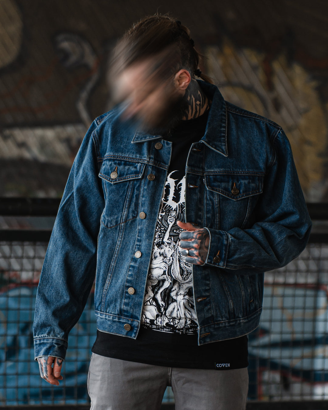 Coven - Trucker Jacket - The Wormshell - Drowned indigo