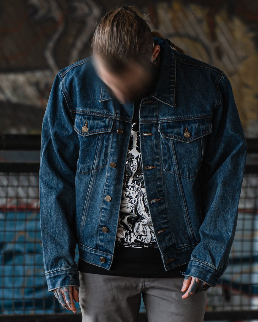 Coven - Trucker Jacket - The Wormshell - Drowned indigo