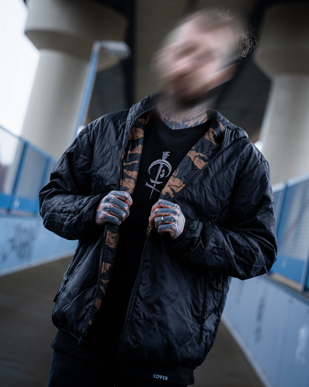 Woobie Jacket V2.0 - Leostripe / Black reversible
