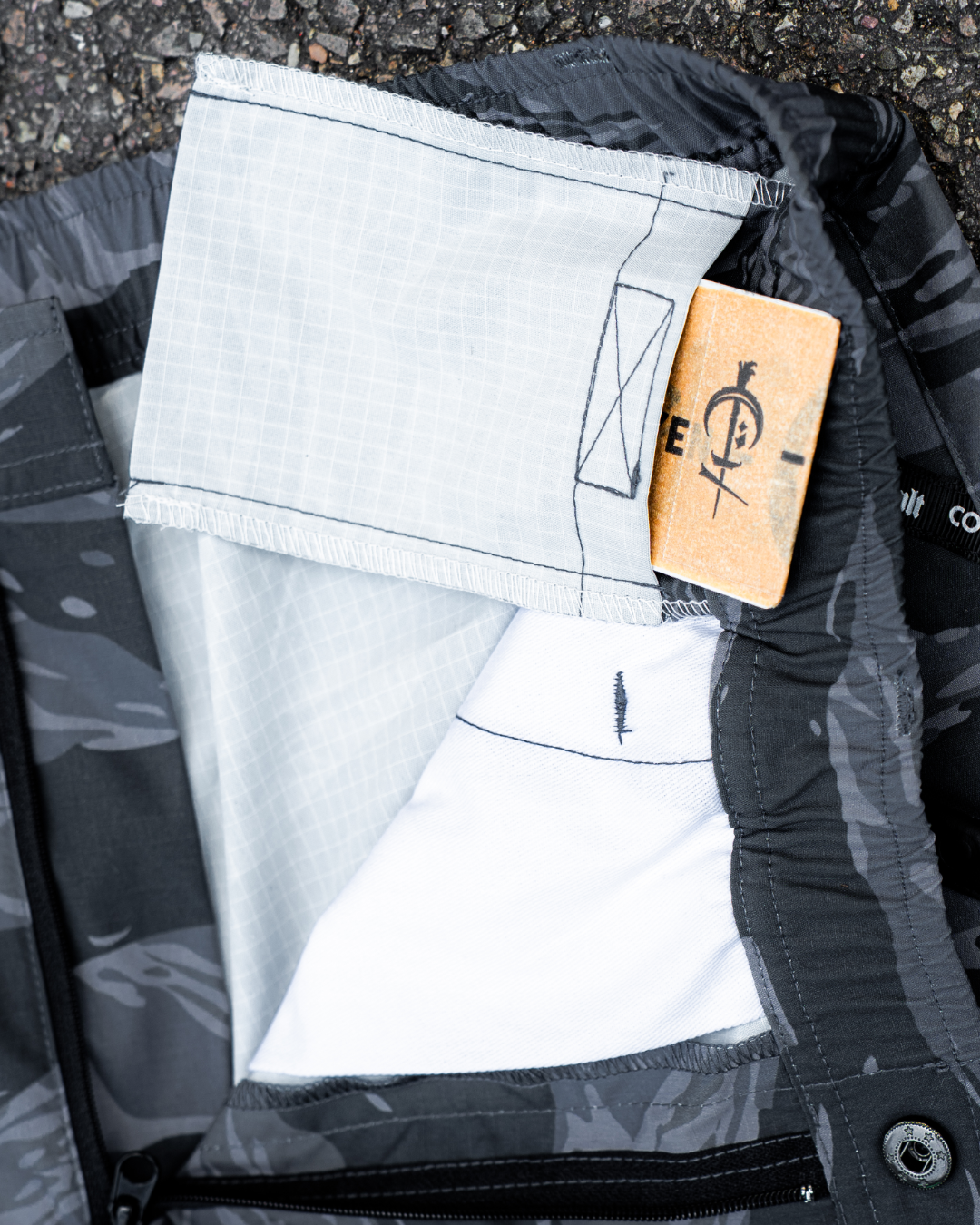 Cutthroat Shorts - tigerstripe black