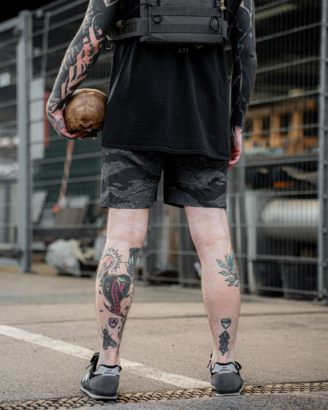 Cutthroat Shorts - tigerstripe black