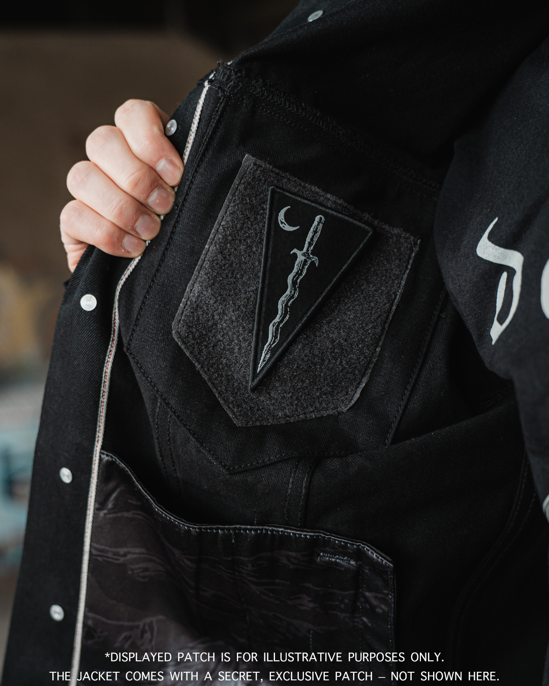 Coven - Trucker Jacket - The Wormshell - Black Loom