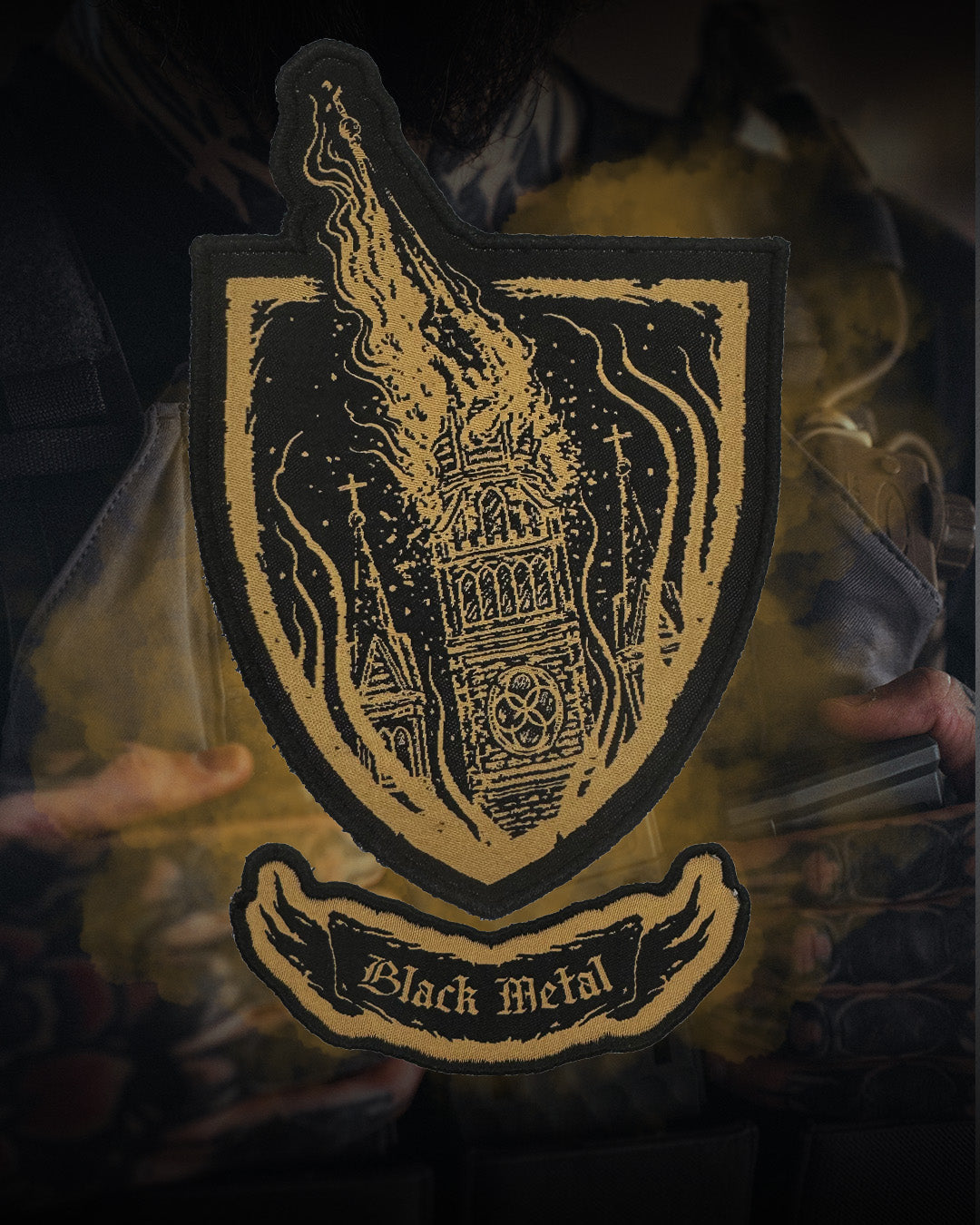 Unholy Fire – 90s Black Metal Tribute - Tyrant's Crown - Patch Set