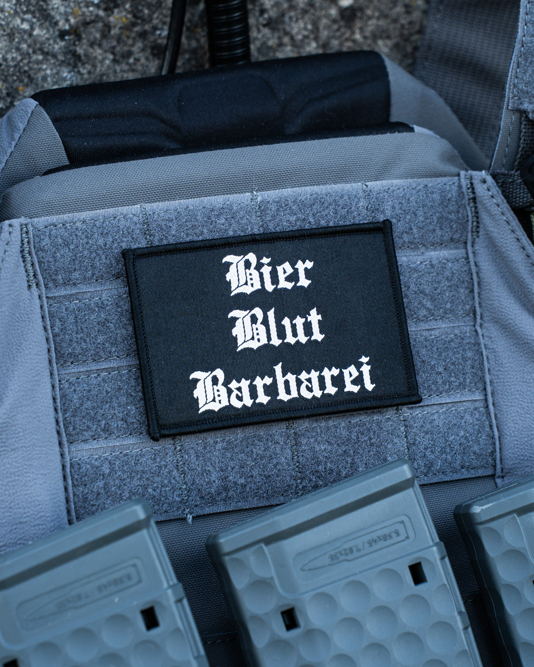 Bier, Blut, Barbarei - Patch