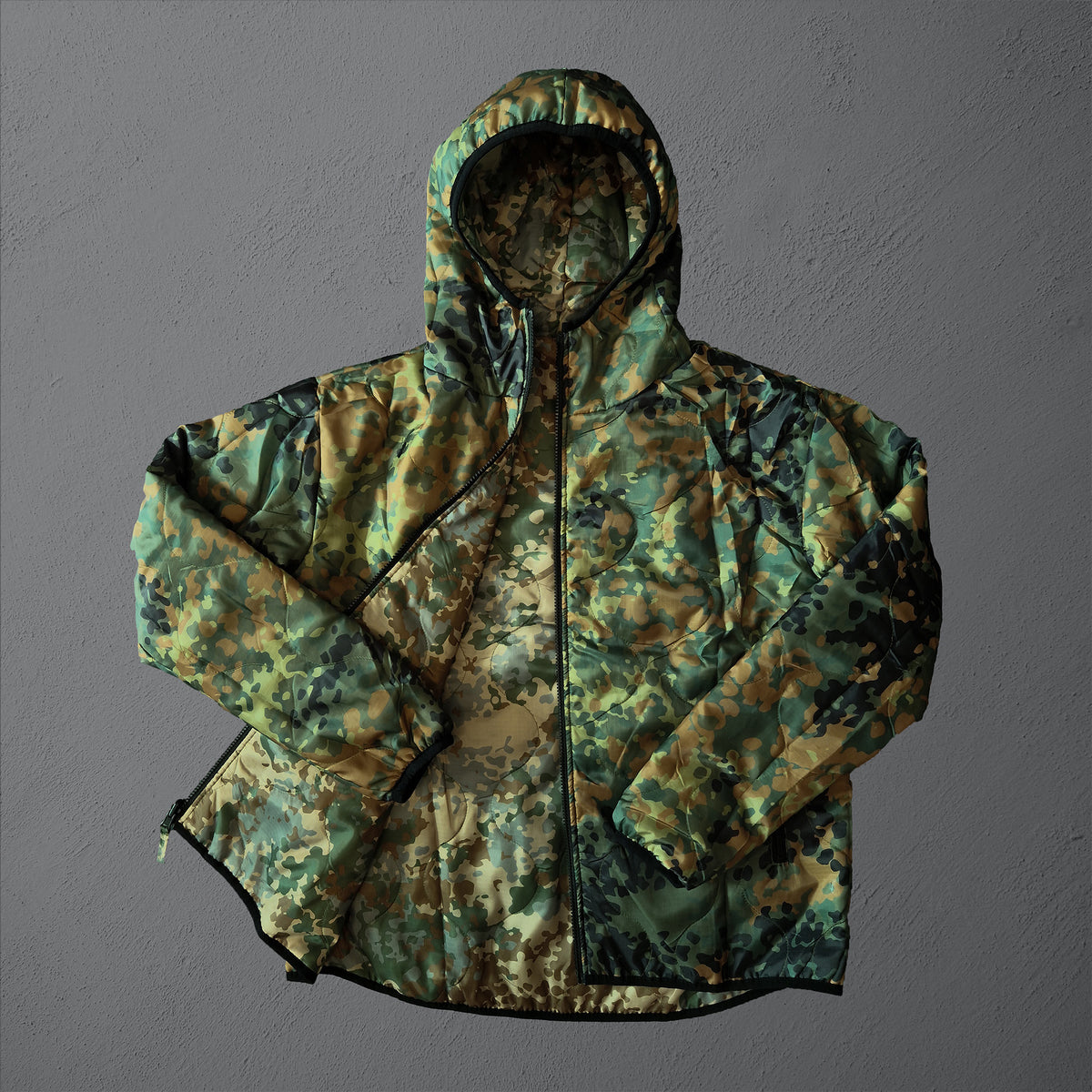 Woobie Jacket V2.0 - Coven Camo / flecktarn reversible
