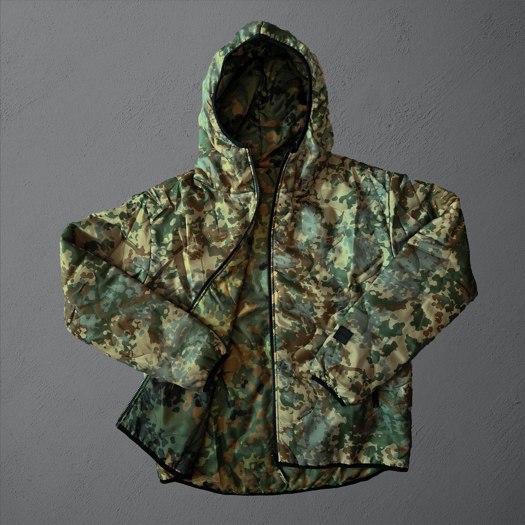Woobie Jacket V2.0 - Coven Camo / flecktarn reversible