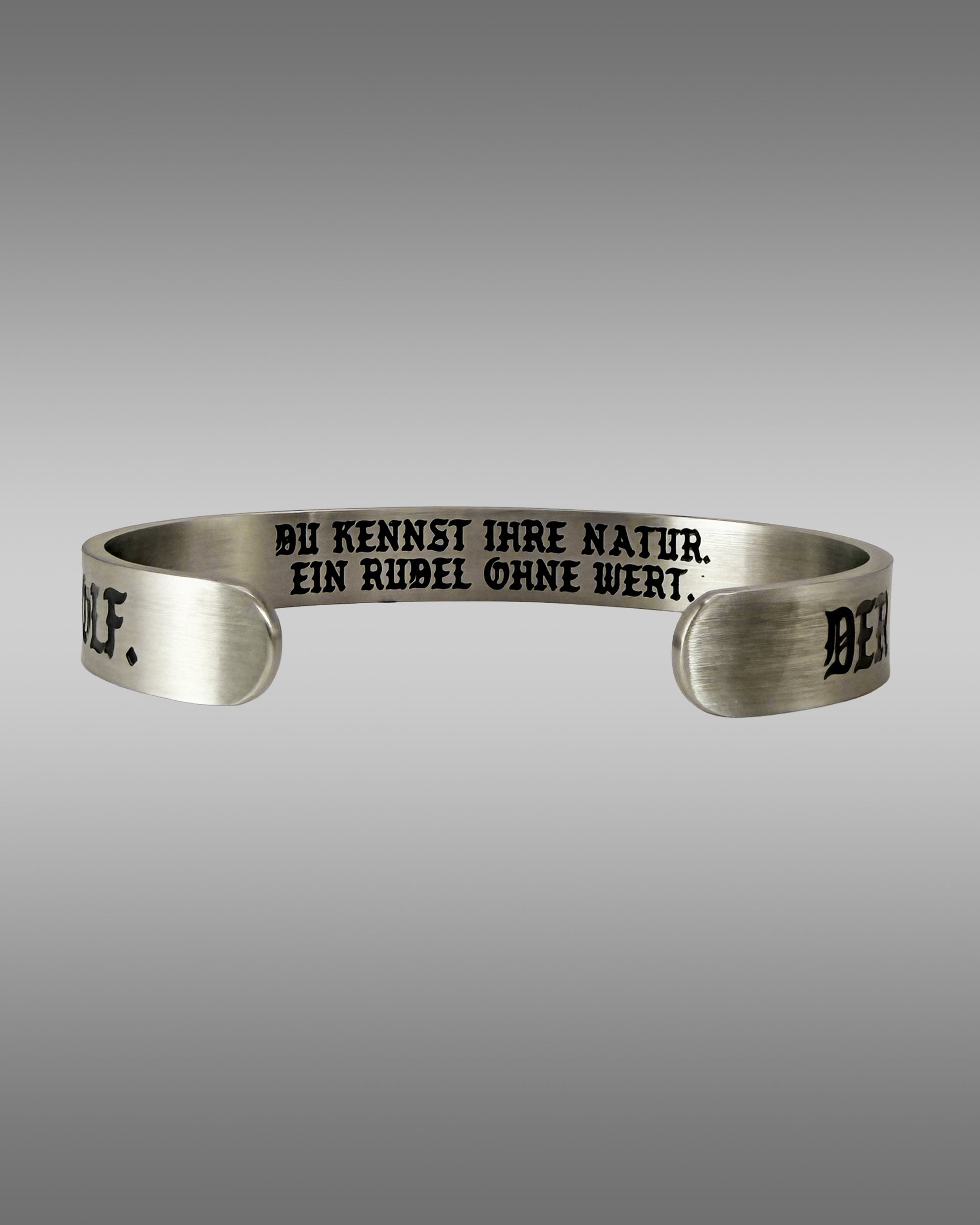 Doombraces - Armband - silverthorn - Dem Menschen ein Wolf