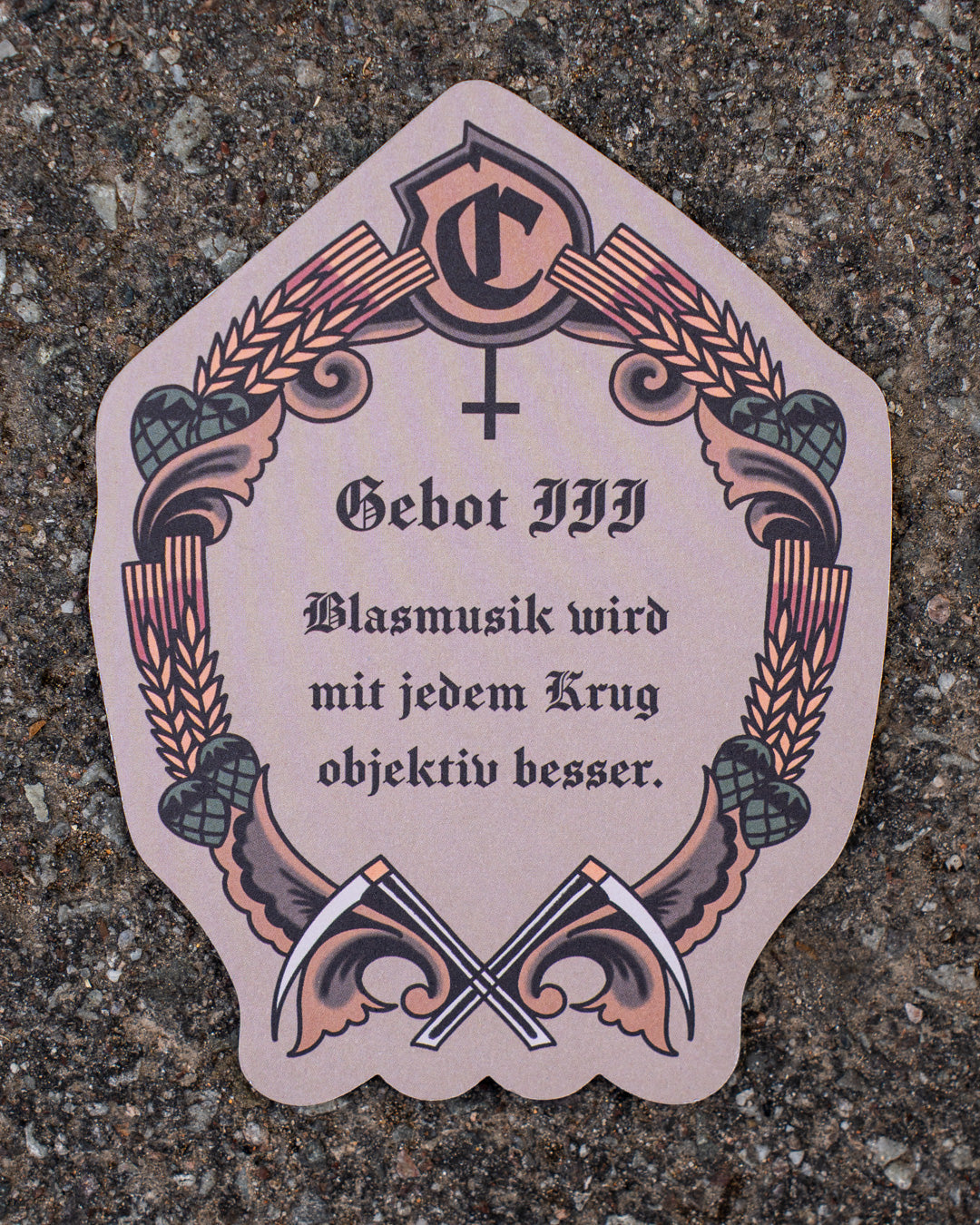 Die Fünf Gebote - Bierdeckel Set