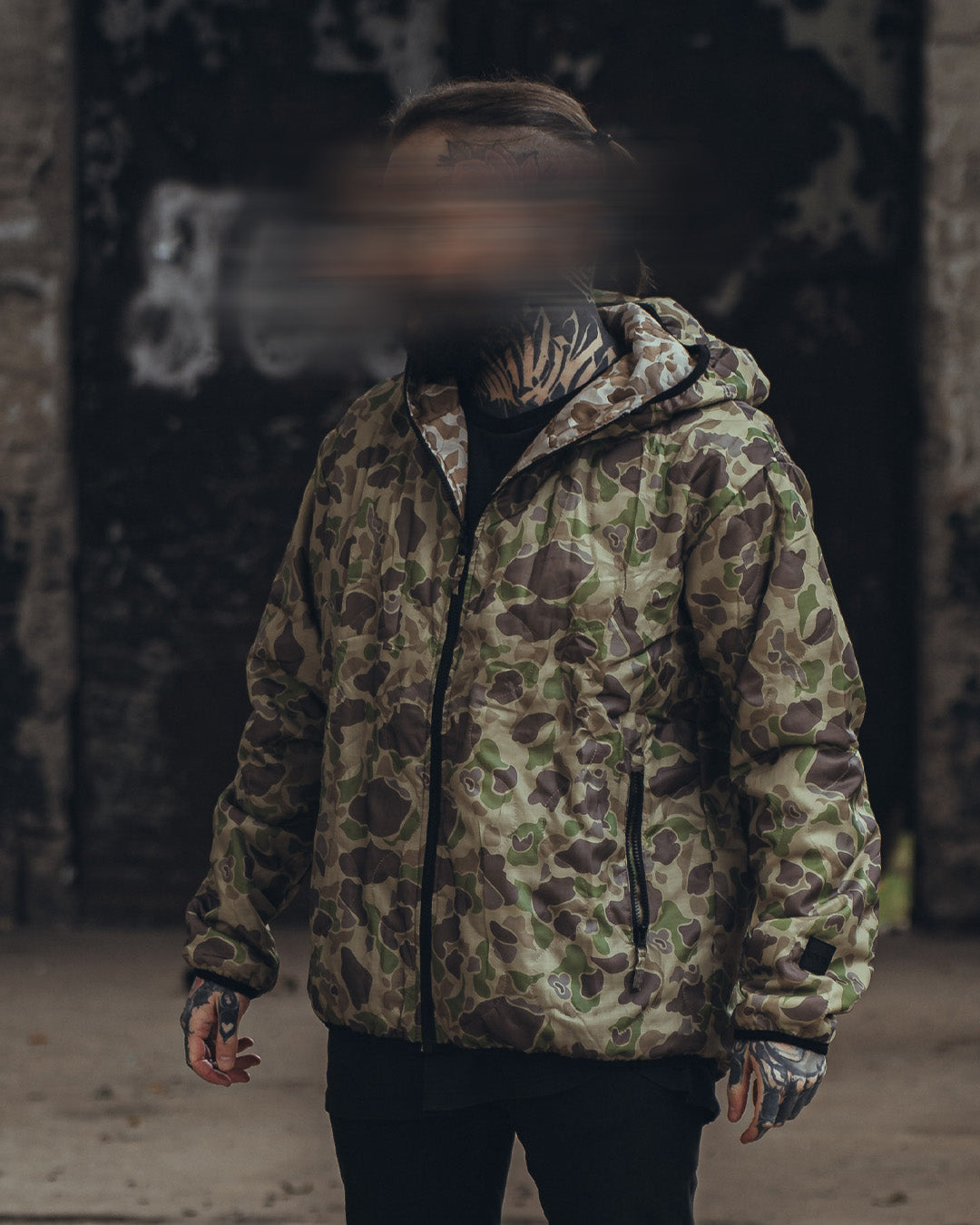 Woobie Jacket V2.0 - M1942 Frogskin / Frogskin arid reversible