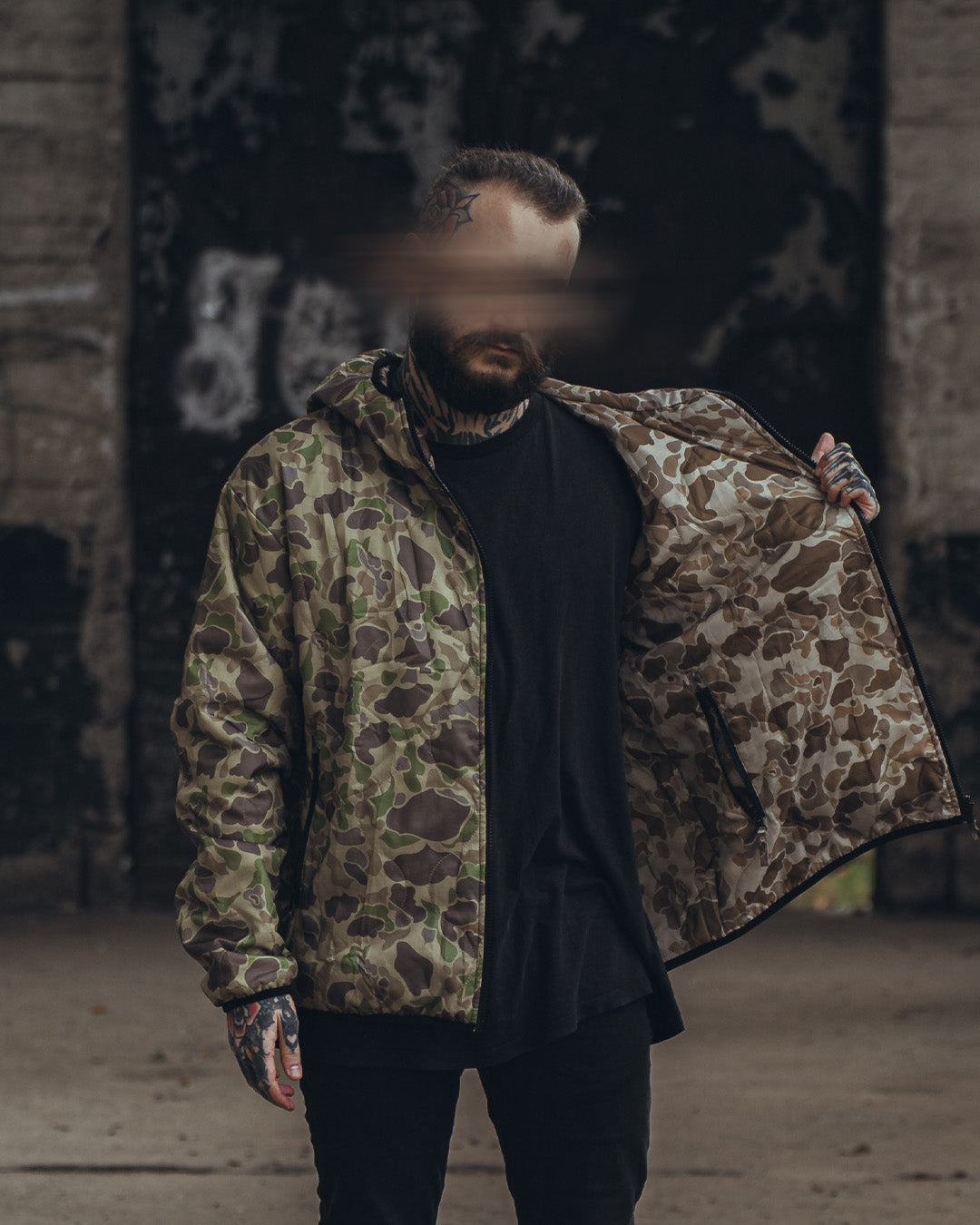 Woobie Jacket V2.0 - M1942 Frogskin / Frogskin arid reversible