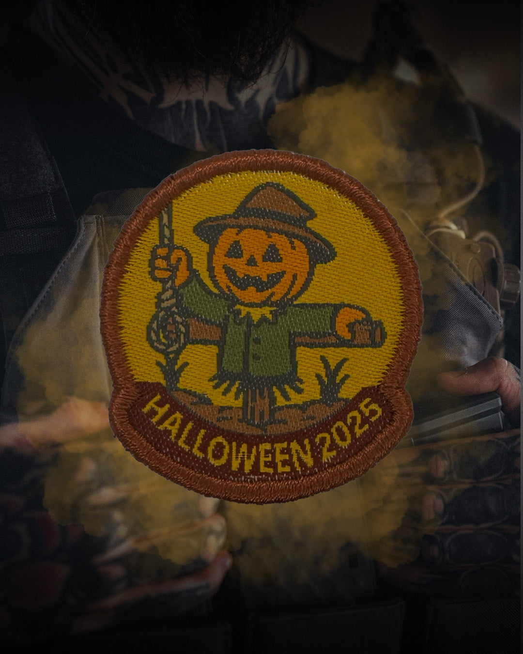 SPOOKY SEASON - Scarecrow H25 - Merit Badge - limitiert 99 - Patch