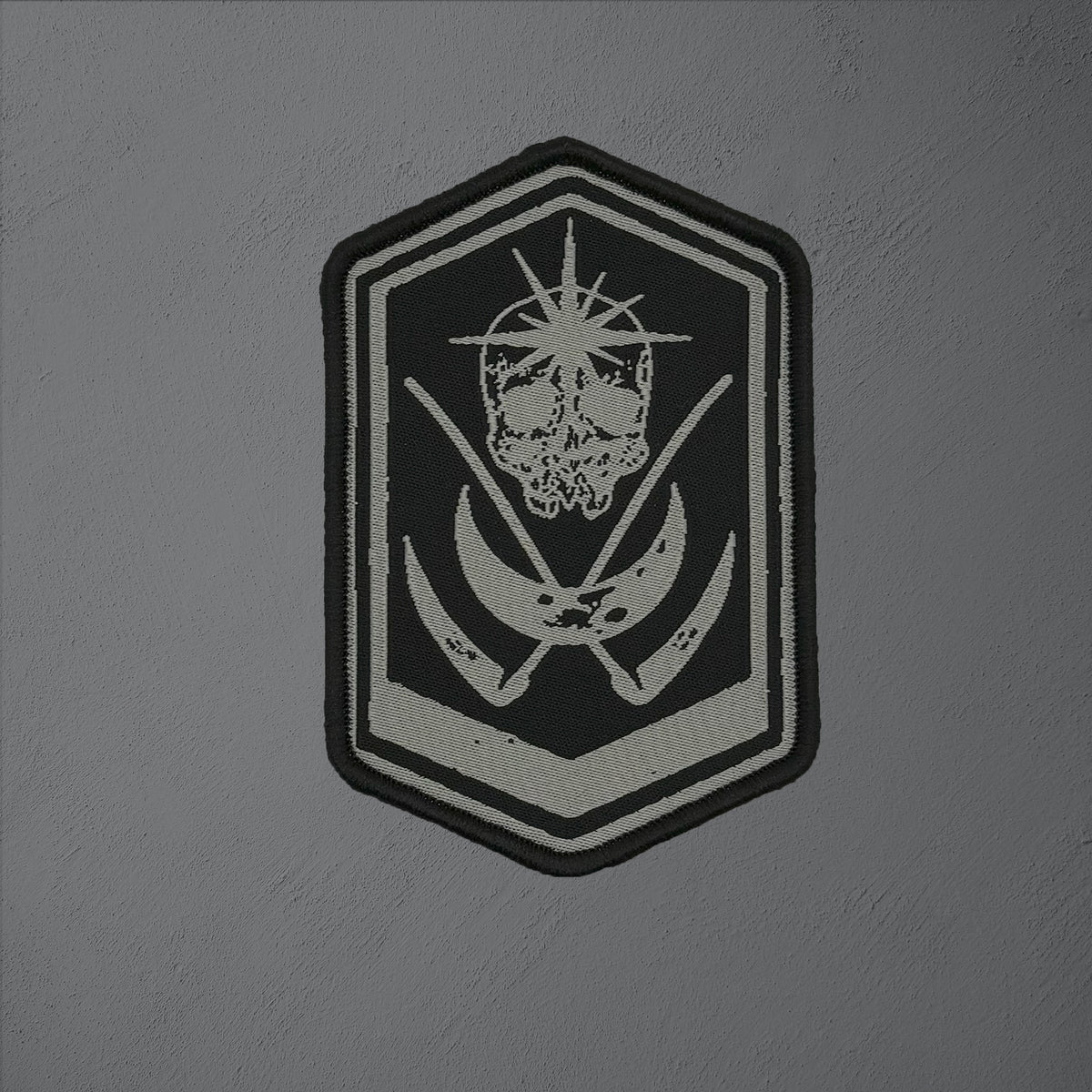 Kronos Patch Blackbeard Flag - Big Patch - black