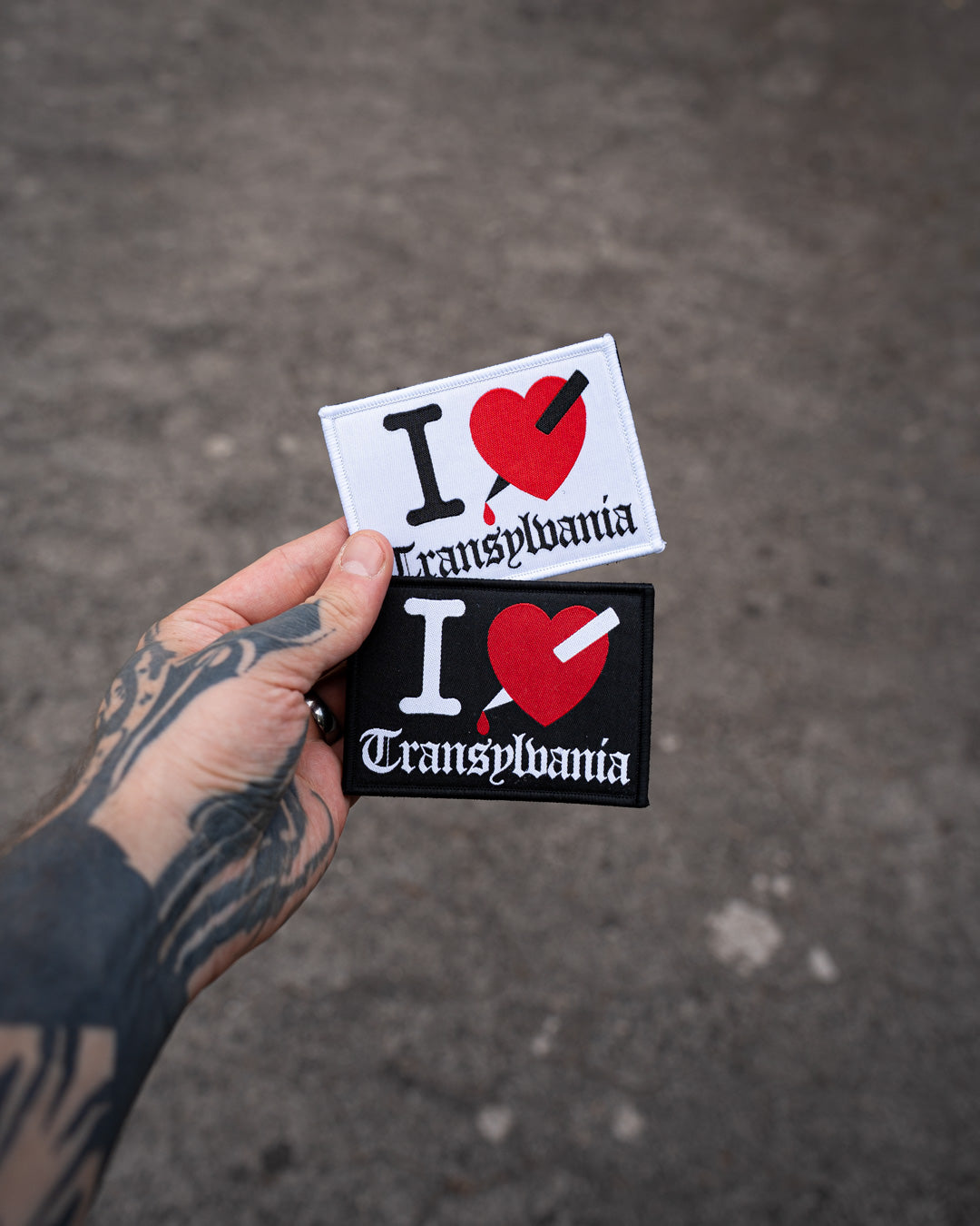 I Love Transylvania Patch Set – Spooky Season Edition