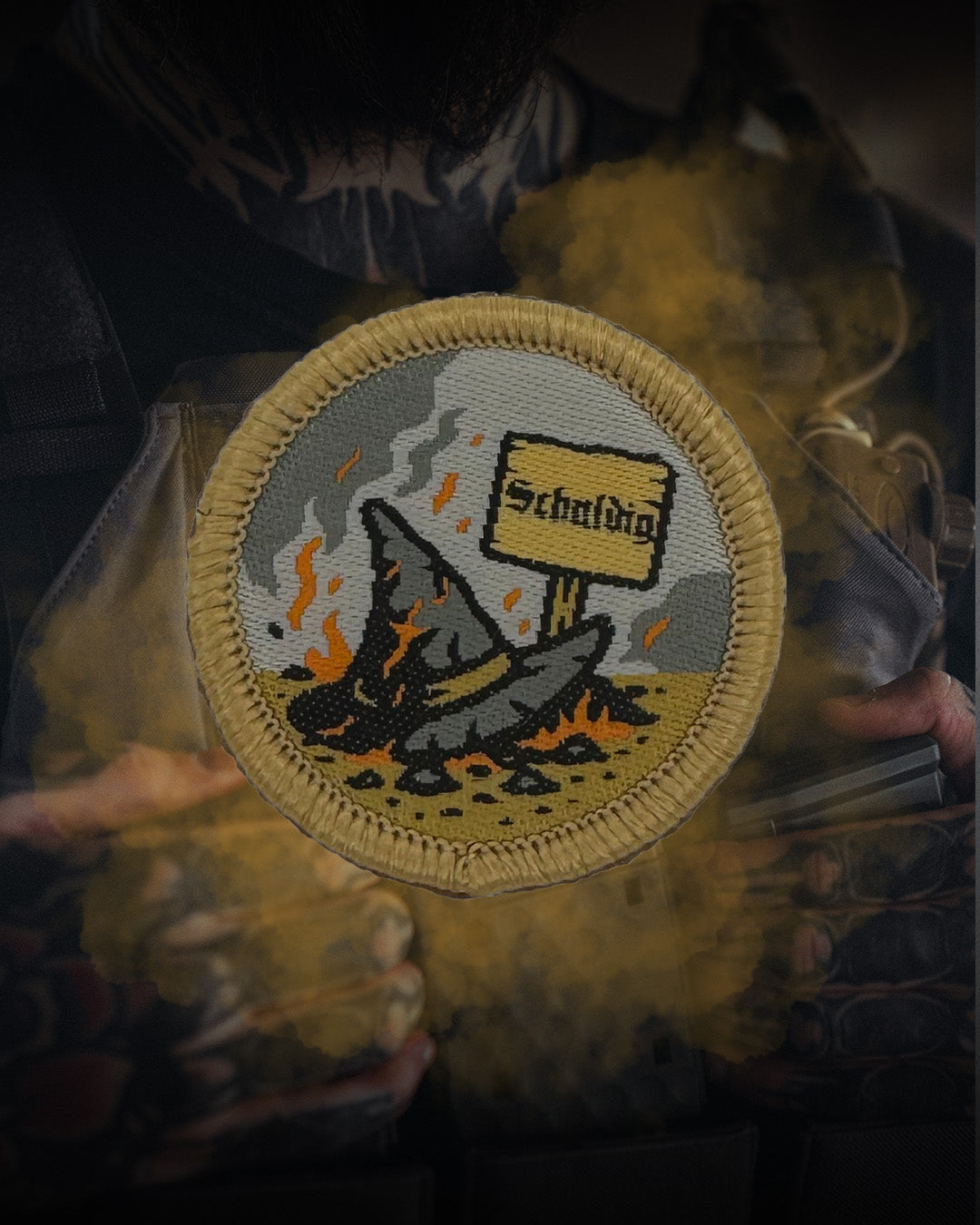 Hexenjagd-Überlebender - Merit Badge - Patch