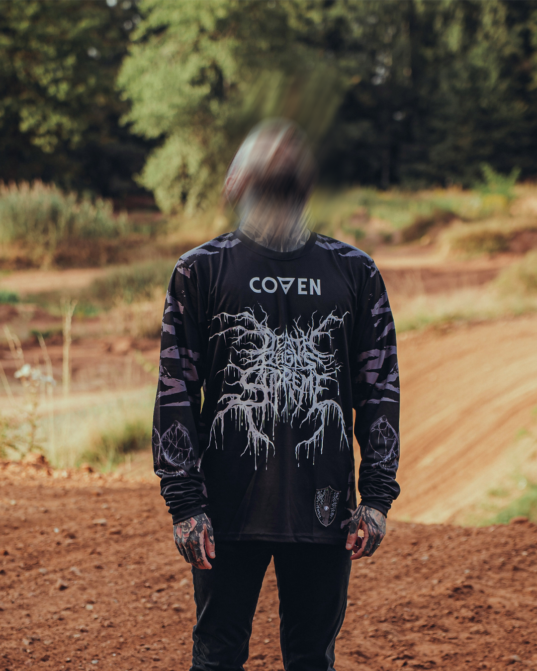 Coven - Motocross Jersey - Tigerstripe black - Gateways Edition