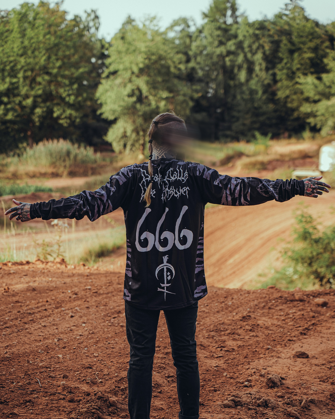 Coven - Motocross Jersey - Tigerstripe black - Gateways Edition