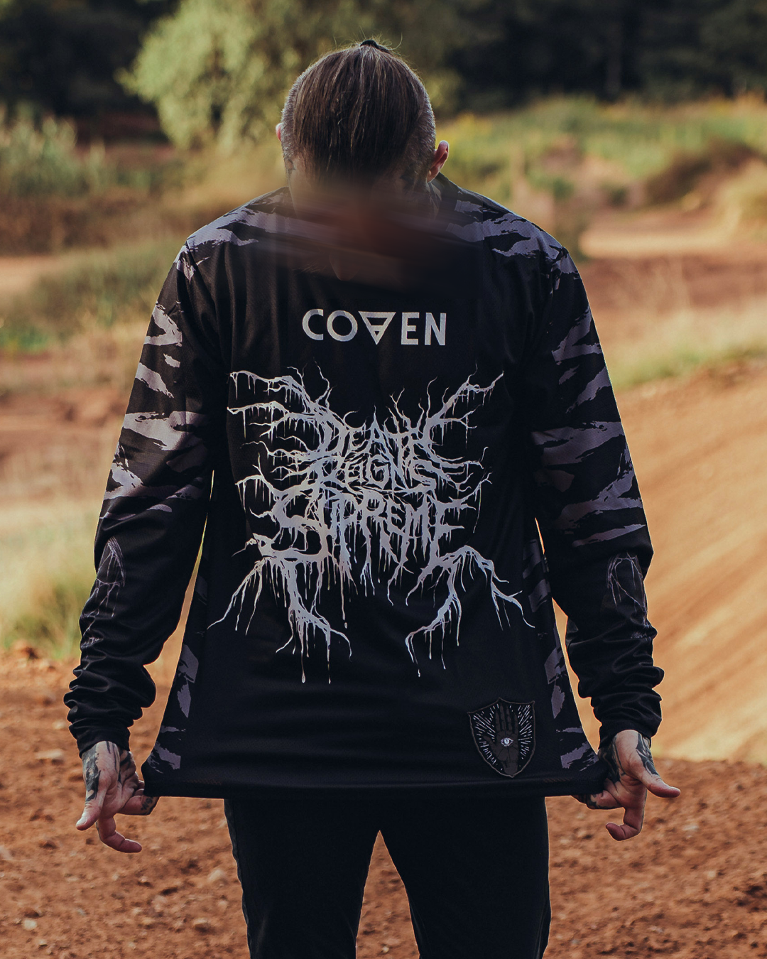 Coven - Motocross Jersey - Tigerstripe black - Gateways Edition