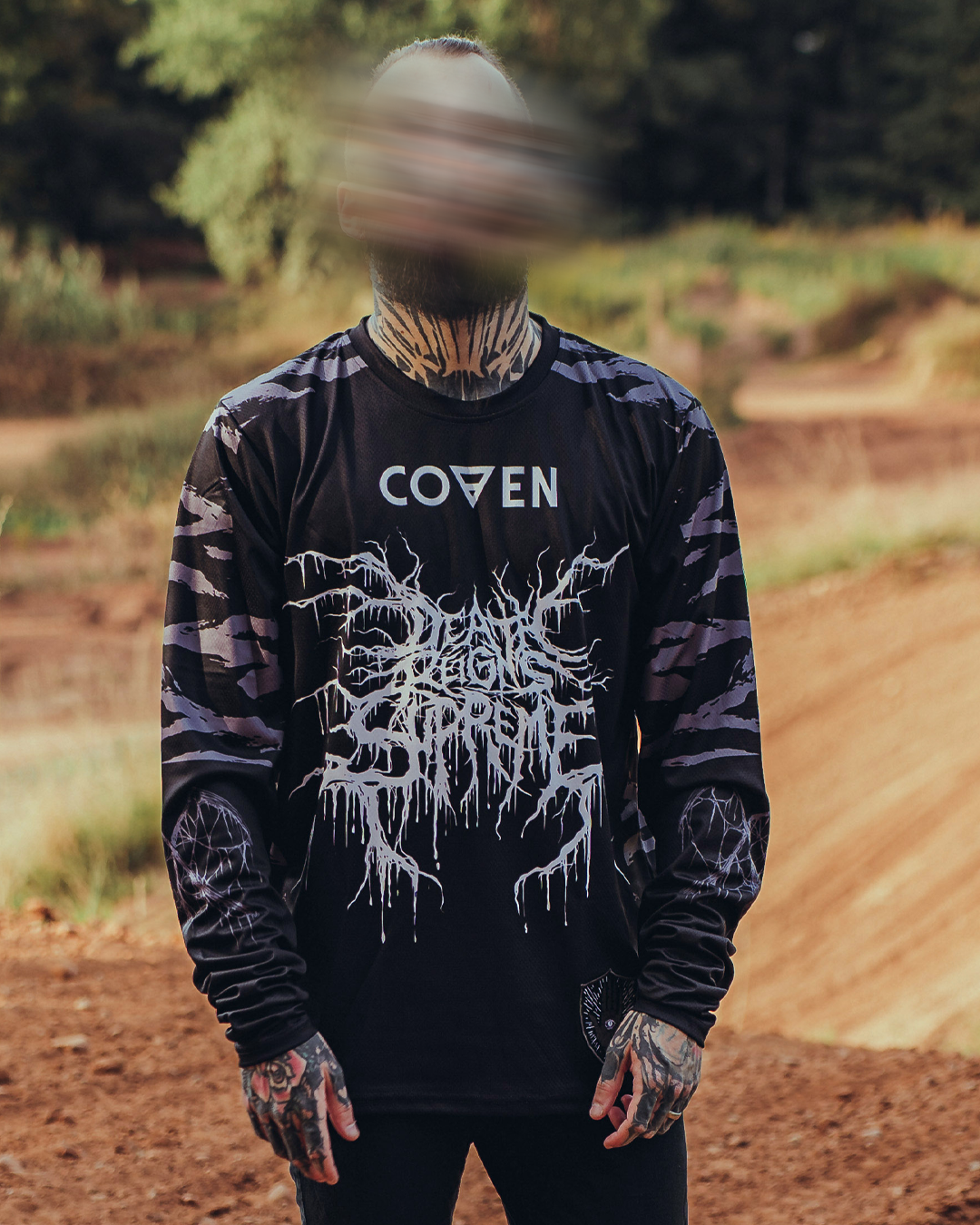 Coven - Motocross Jersey - Tigerstripe black - Gateways Edition