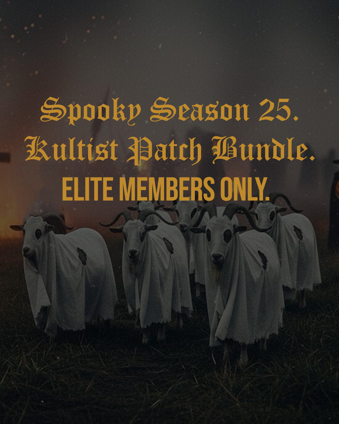 SPOOKY SEASON 2025 - CULTIST PATCH SET
