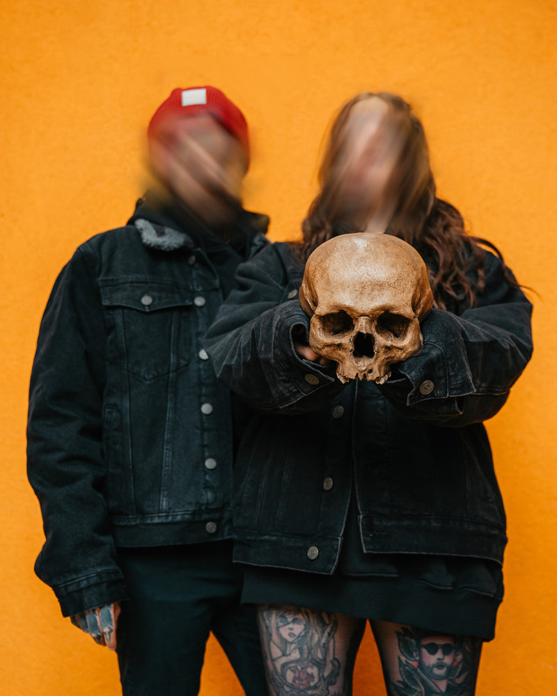 Coven - Winter Trucker Jacket - Wormshell of Black Winter