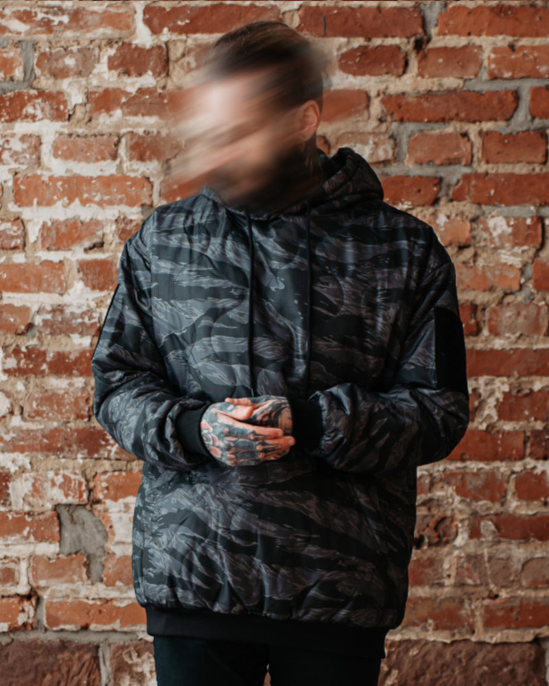 Woobie Hoodie V2.0 - Tigerstripe black / Aeon