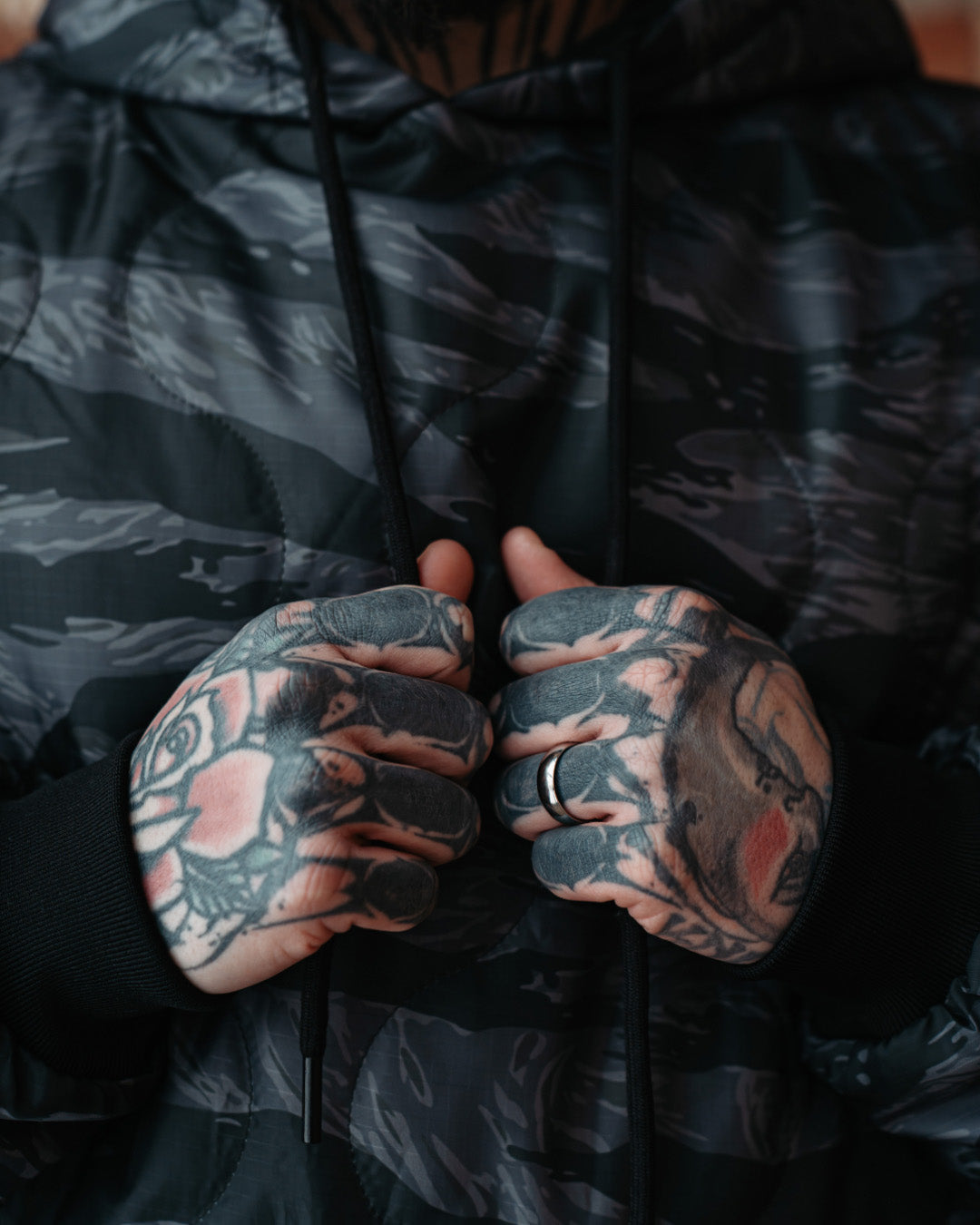 Woobie Hoodie V2.0 - Tigerstripe black / Aeon