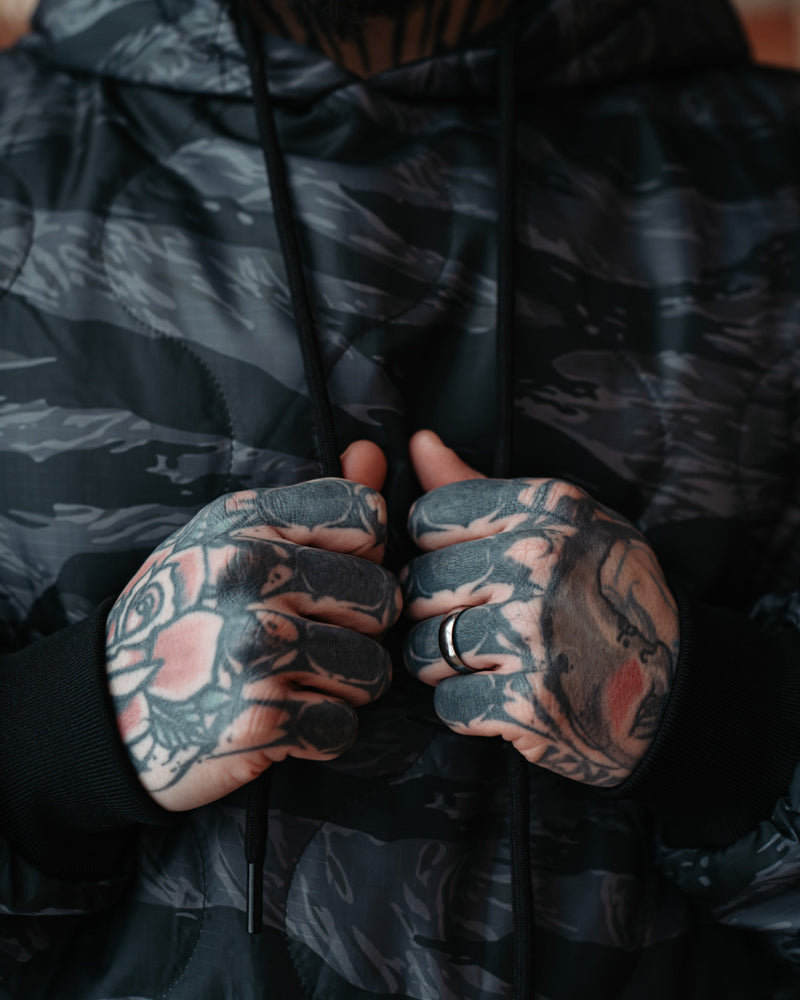 Woobie Hoodie V2.0 - Tigerstripe black / Aeon