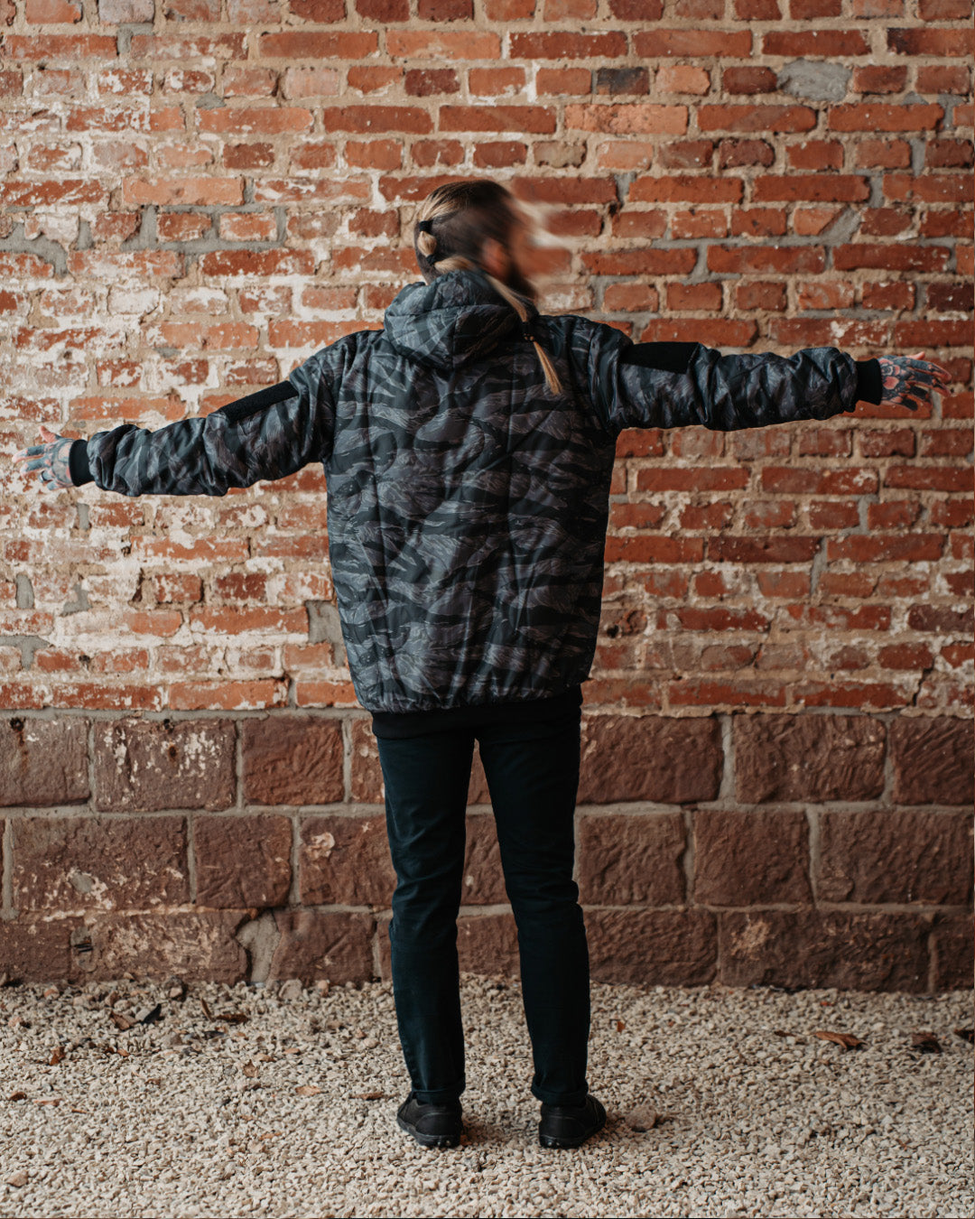 Woobie Hoodie V2.0 - Tigerstripe black / Aeon