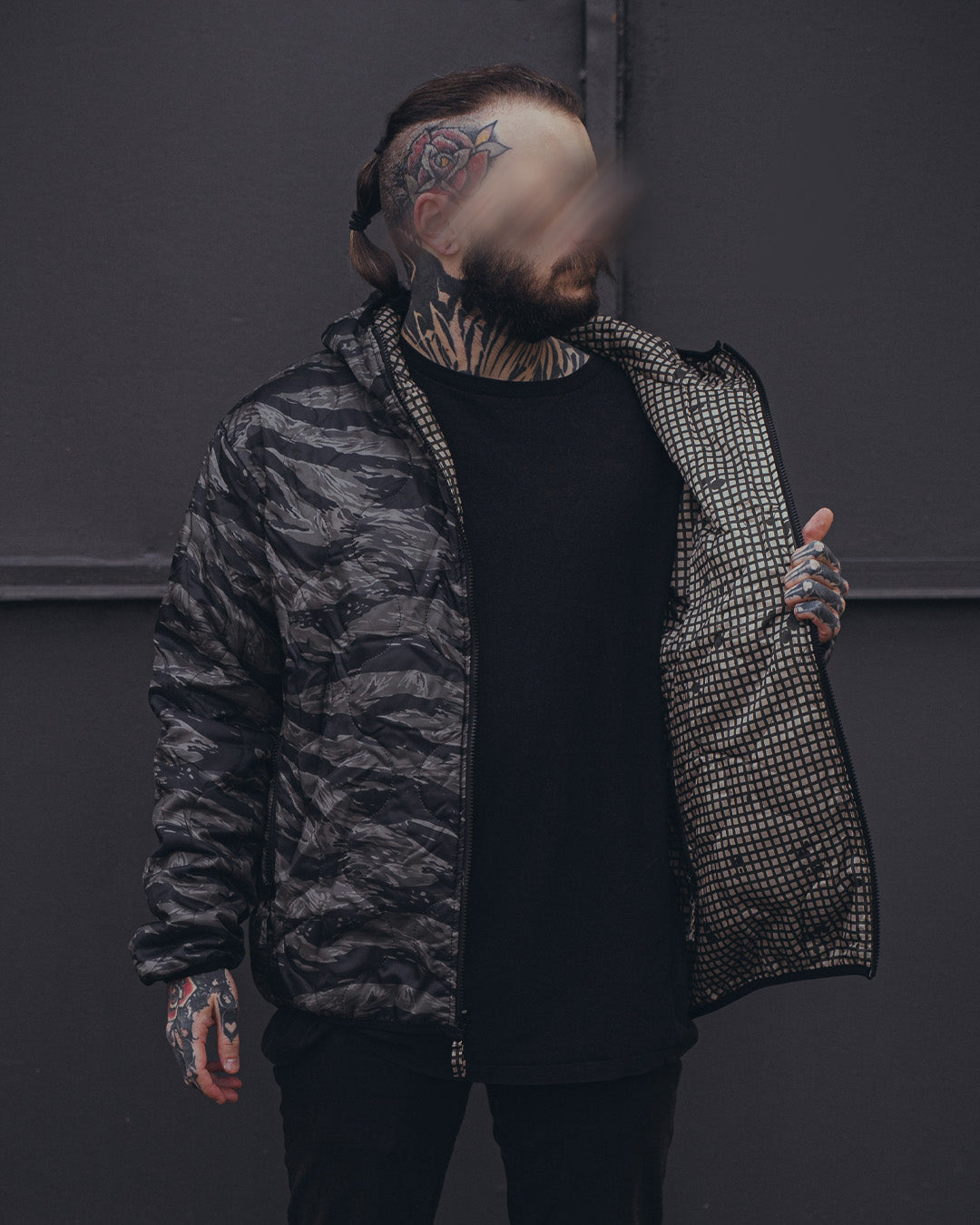 Woobie Jacket V2.0 - FORBIDDEN COMBO SPECIAL - DNC / Tigerstripe black reversible