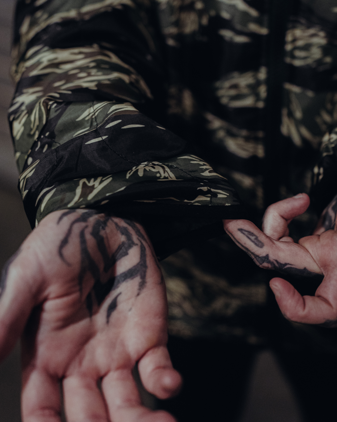 Woobie Jacket V2.0 - Tigerstripe classic / green reversible