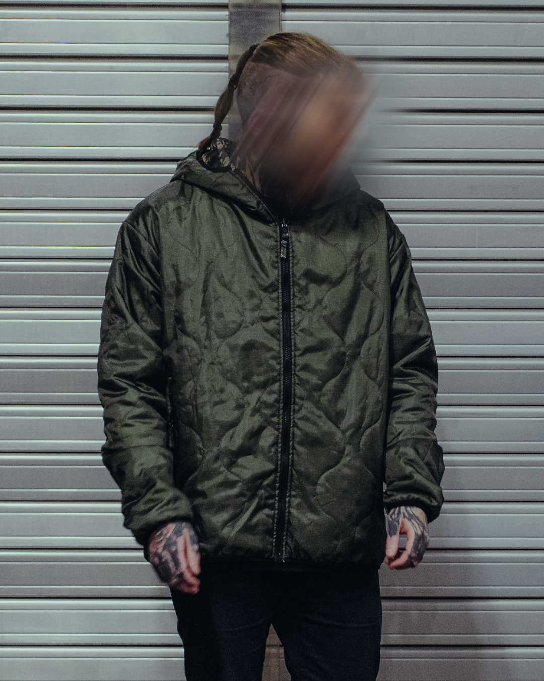Woobie Jacket V2.0 - Tigerstripe classic / green reversible