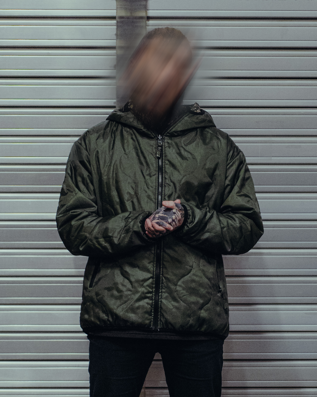 Woobie Jacket V2.0 - Tigerstripe classic / green reversible