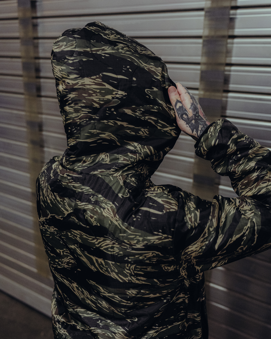 Woobie Jacket V2.0 - Tigerstripe classic / green reversible